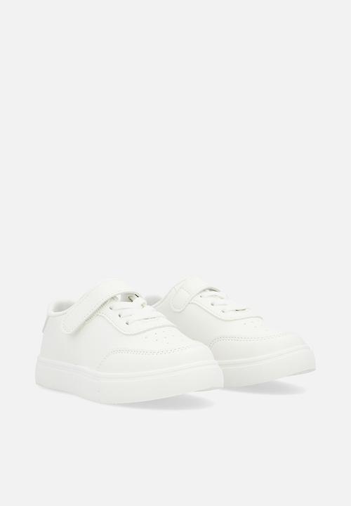 Pop Candy - Hybrid closure platform sneakers - white