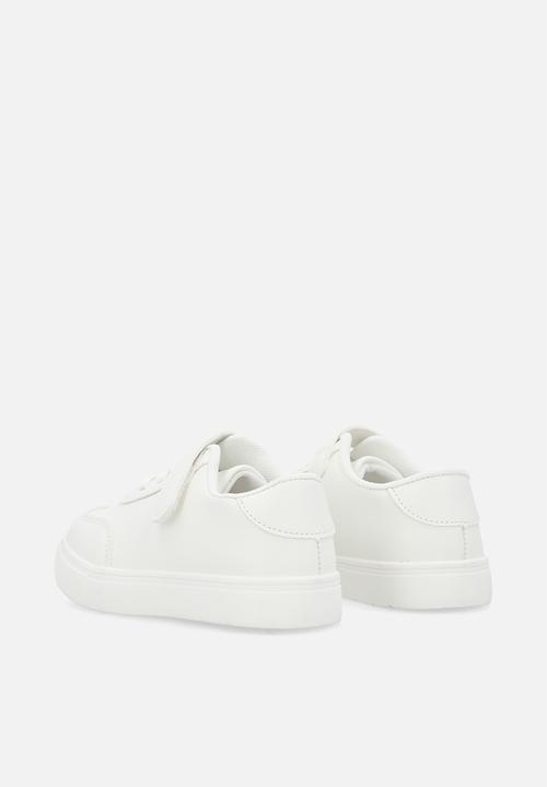 Pop Candy - Hybrid closure platform sneakers - white