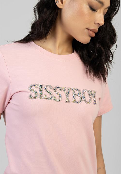 SISSY BOY - Light Chaser Regular T-Shirt - Pale Pink