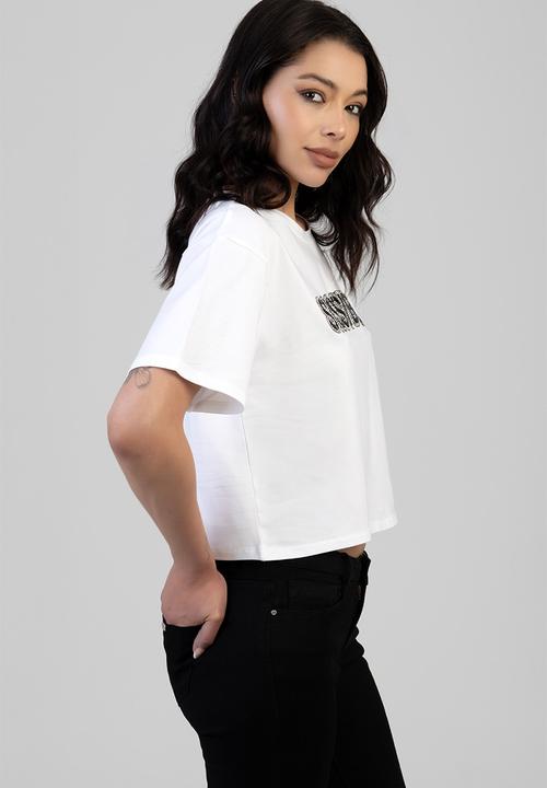 SISSY BOY - Glitz Galore Boxy T-Shirt - White