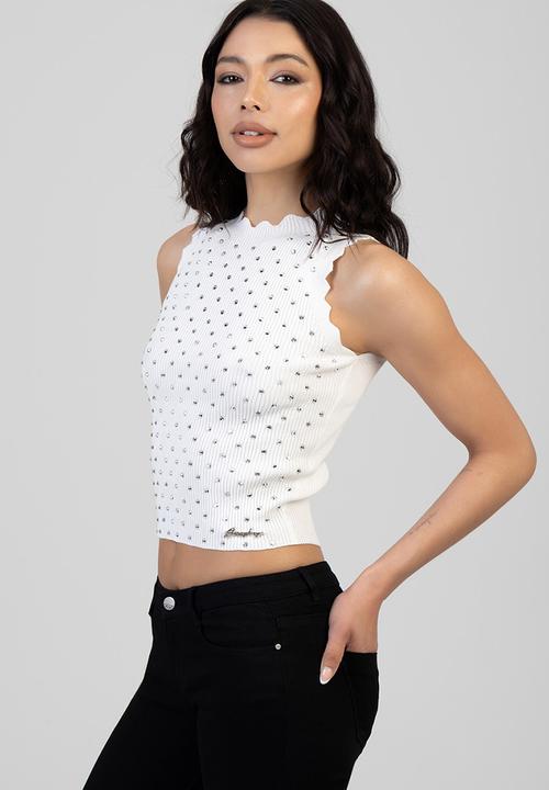 SISSY BOY - Keep Wishing Knit Top - Off White