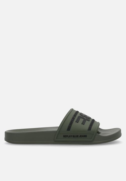 Replay - Up Graven - Mil Green/Black