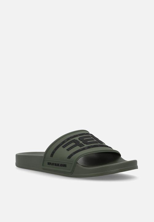 Replay - Up Graven - Mil Green/Black