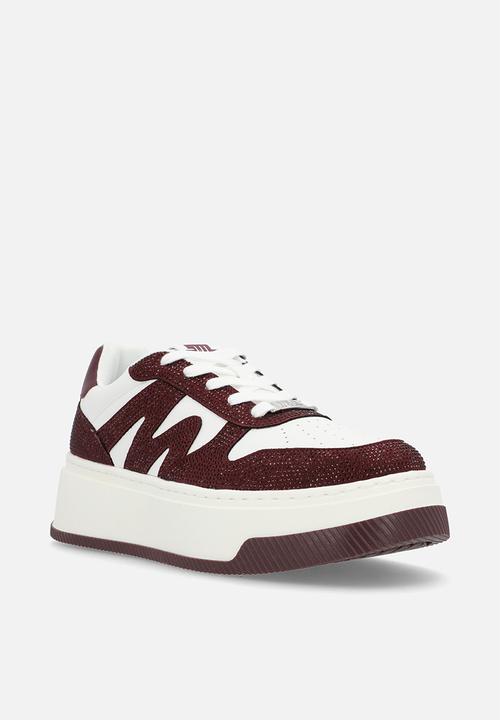 Steve Madden - Dynamo-r sneaker - white & cherry