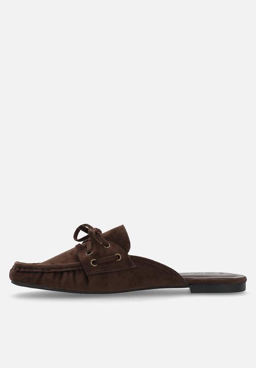 Cotton On - Taylor loafer mule - choc micro