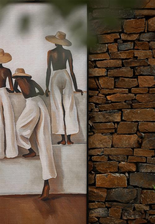 Noha - Golden Light Wall Art 1Mx1,4M