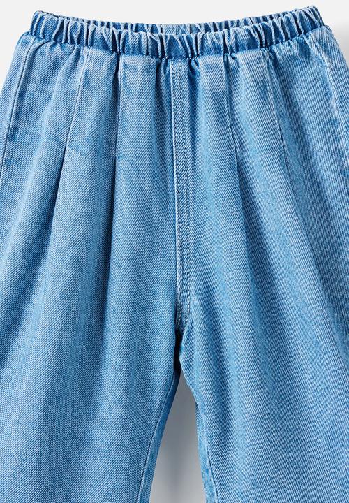 Cotton On - Jay Barrel Denim Jean - Bondi Blue Wash
