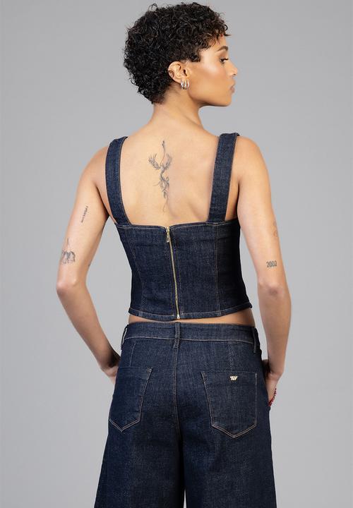 SISSY BOY - Gigi Denim Top - Forever Blue