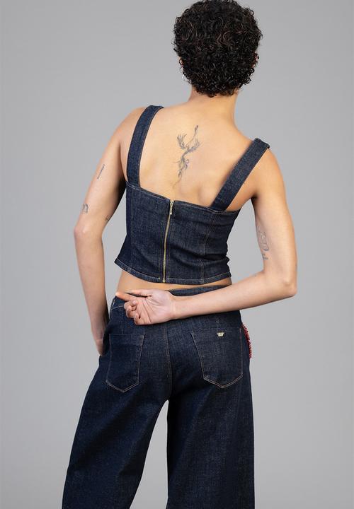 SISSY BOY - Gigi Denim Top - Forever Blue