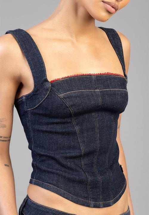 SISSY BOY - Gigi Denim Top - Forever Blue