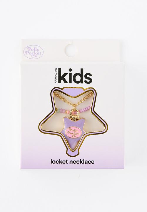 Cotton On - License Polly Pocket Locket - Lcn Mat Polly Pocket/Beaded Star