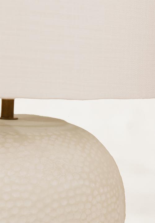Noha - Annona Lamp With Linen Shade