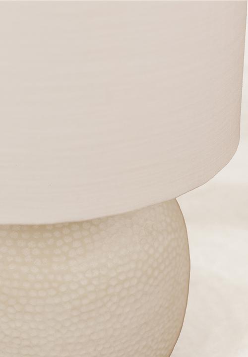 Noha - Annona Lamp With Linen Shade