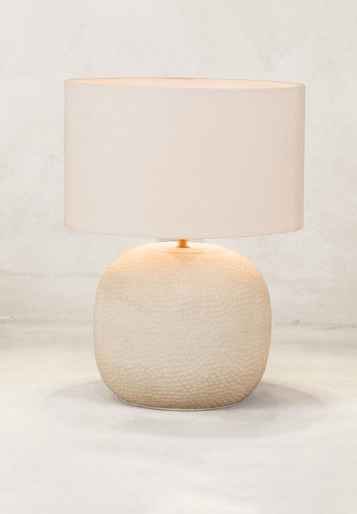 Noha - Annona Lamp With Linen Shade