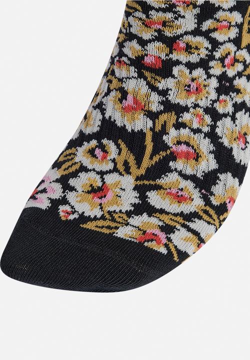adidas Originals - W farm 2 pack crew - multicolor/black/tactile red/st tropic bloom