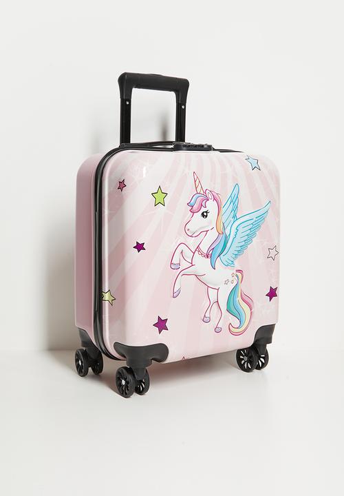 Pop Candy - Unicorn graphic trolley bag - pink