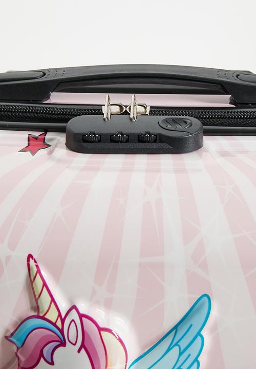 Pop Candy - Unicorn graphic trolley bag - pink