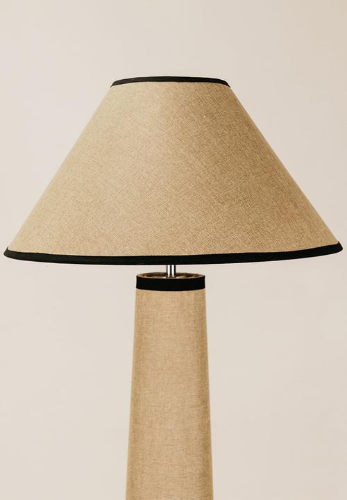 Noha - Hessian Fusion Floor Lamp