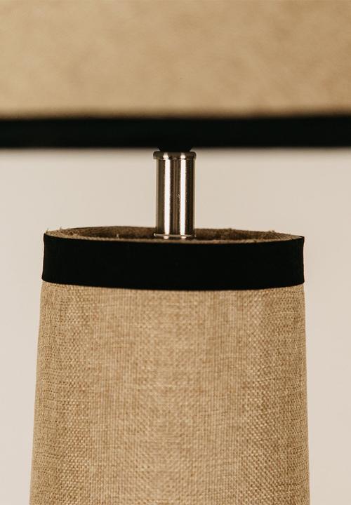 Noha - Hessian Fusion Table Lamp
