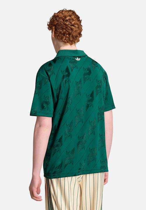 adidas Originals - Jacquard Originals Football Jersey -  Collegiate Green