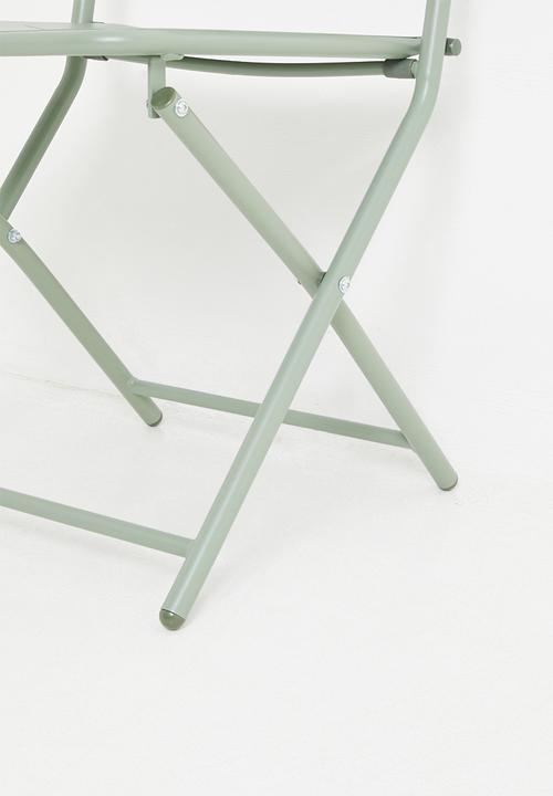 H&S - Outdoor Breezy Bistro Set of 3 - Green
