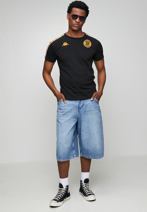 KAPPA - Kaizer Chiefs 222 Banda Coena AM Tee - Black