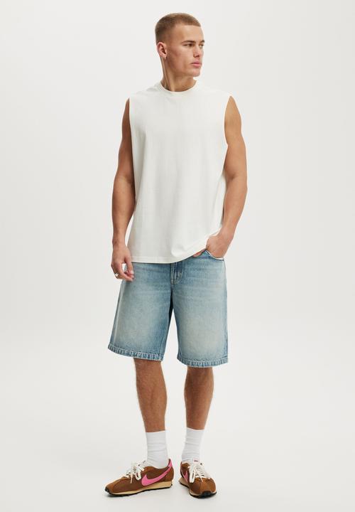 Cotton On - Everyday Fit Muscle - Vintage White