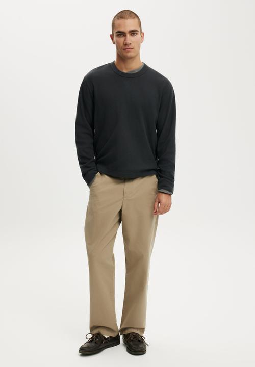 Cotton On - Baggy Chino Pant - Camel