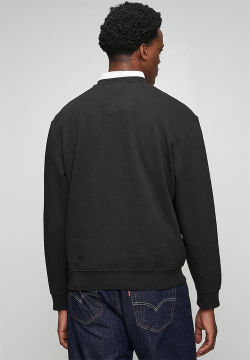 Calvin Klein - Terry 1968 nyc graphic cn swtshrt - black