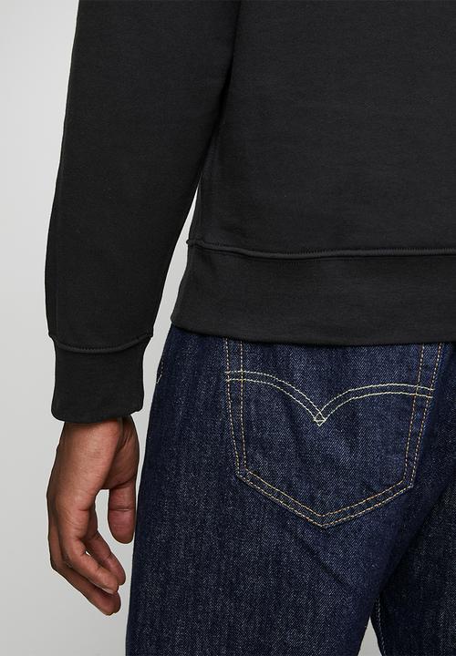 Calvin Klein - Terry 1968 nyc graphic cn swtshrt - black