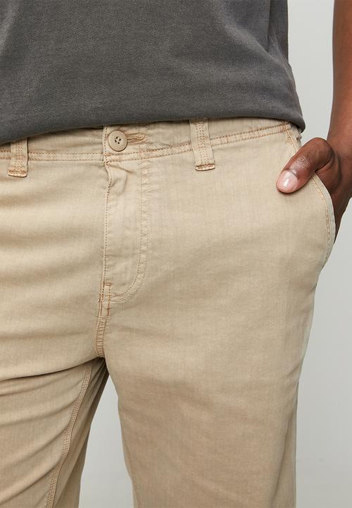 Superdry. - Utility Chino Short - Overcast Beige