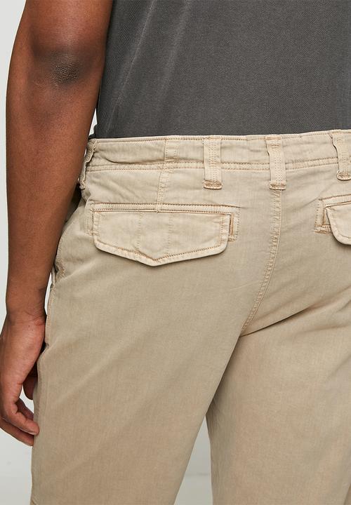 Superdry. - Utility Chino Short - Overcast Beige