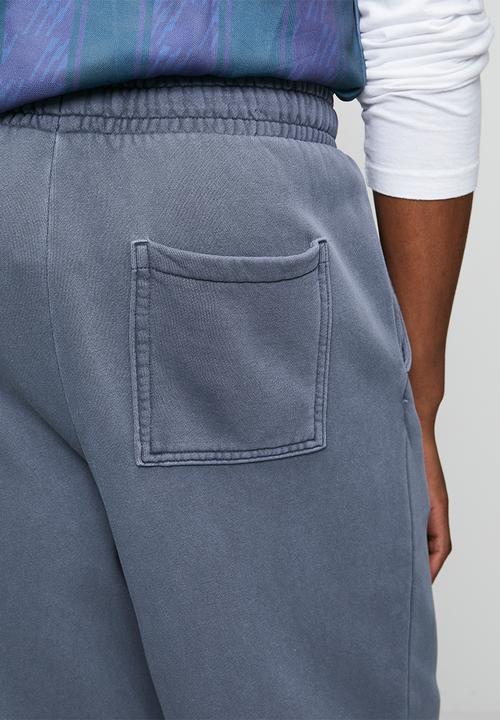 Cotton On - Super Baggy Track Pant - Denim Blue Wash