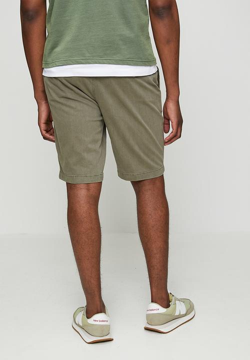 Superdry. - Utility Chino Short - Chive Green