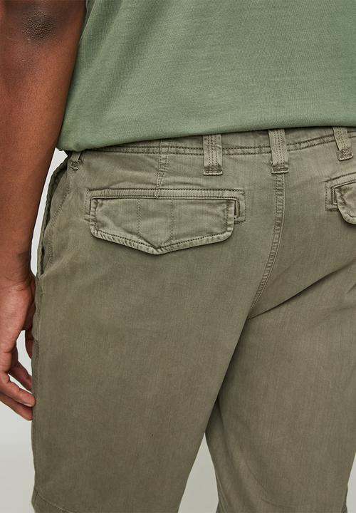Superdry. - Utility Chino Short - Chive Green