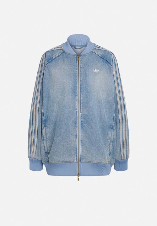 adidas Originals - Sst Oversized Tracktop Denim - Worn Blue Denim
