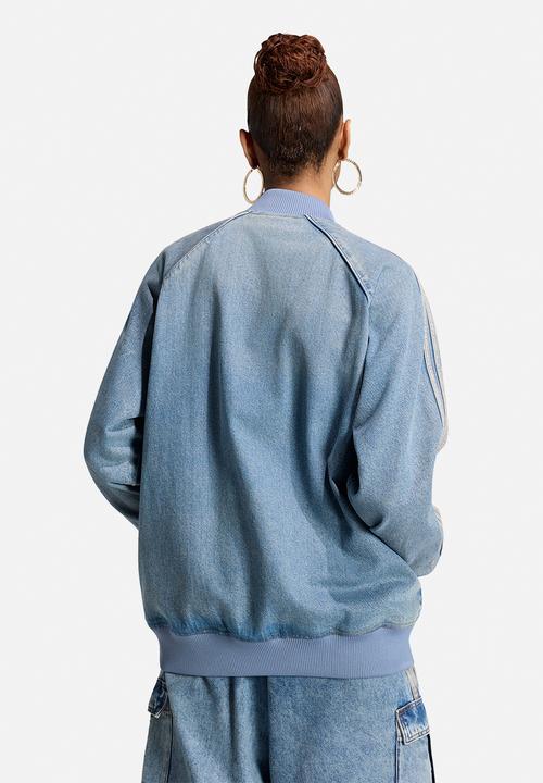 adidas Originals - Sst Oversized Tracktop Denim - Worn Blue Denim