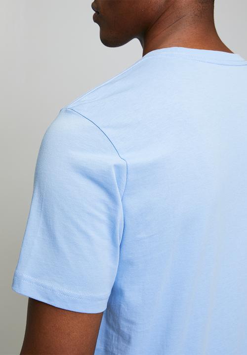 adidas Performance - Small Logo SJ Tee  - Glow Blue/ tonal
