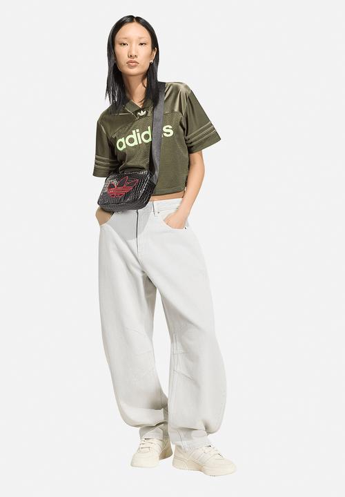 adidas Originals - Barrel Pant Denim Pant - Clear Grey Denim