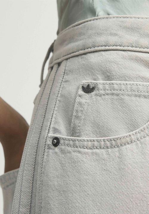 adidas Originals - Barrel Pant Denim Pant - Clear Grey Denim