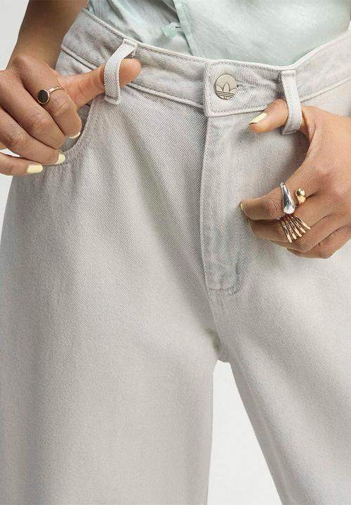 adidas Originals - Barrel Pant Denim Pant - Clear Grey Denim