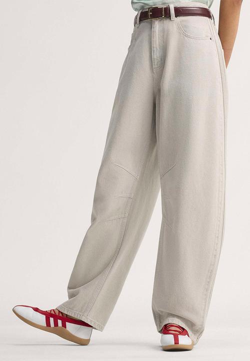 adidas Originals - Barrel Pant Denim Pant - Clear Grey Denim