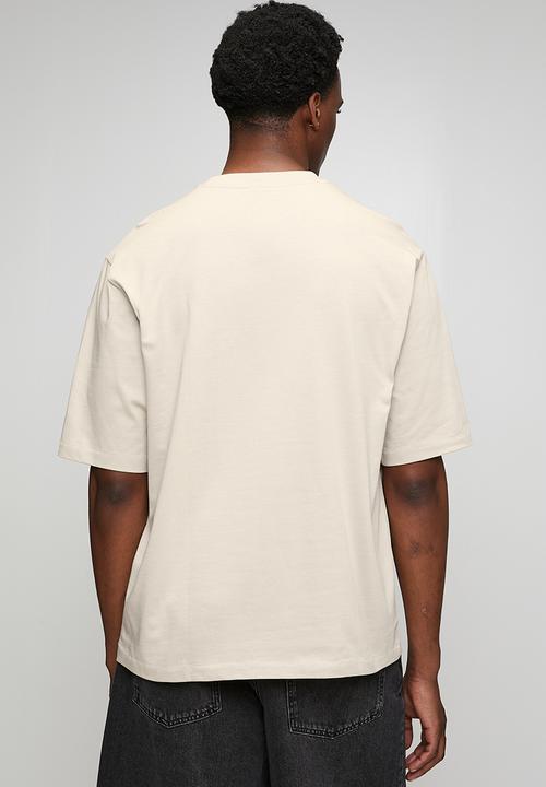 Only & Sons - ONSMILLENIUM OVZ SHORT SLEEVE TEE - Neutral