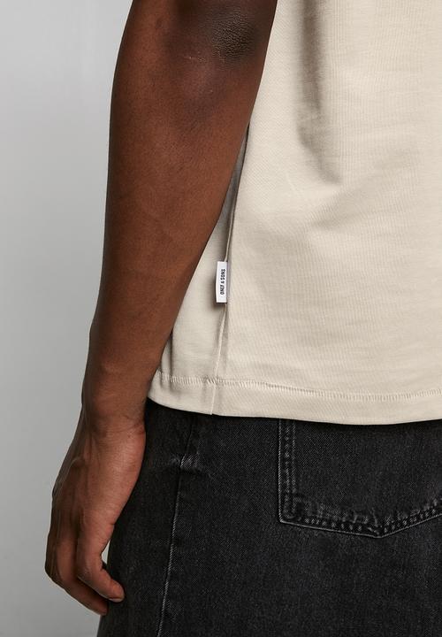 Only & Sons - ONSMILLENIUM OVZ SHORT SLEEVE TEE - Neutral
