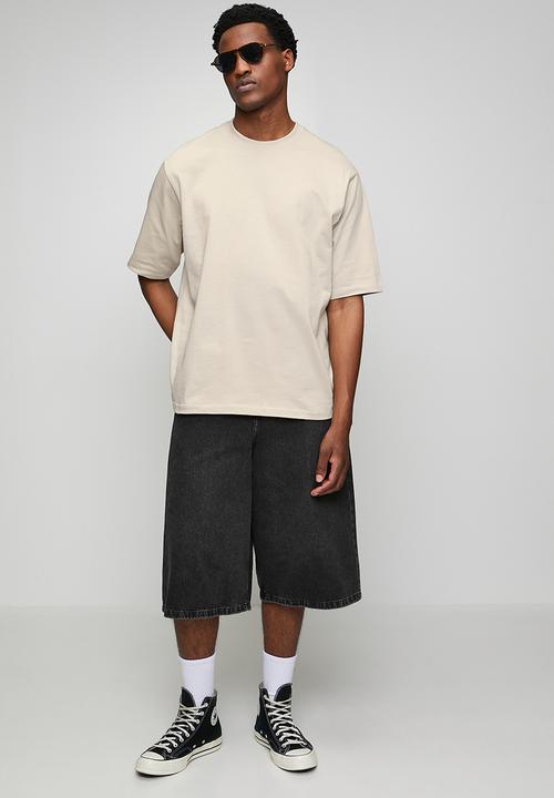 Only & Sons - ONSMILLENIUM OVZ SHORT SLEEVE TEE - Neutral