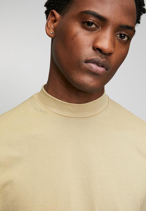 Only & Sons - ONSOTIS LIFE REG MOCK NECK TEE - TWILL