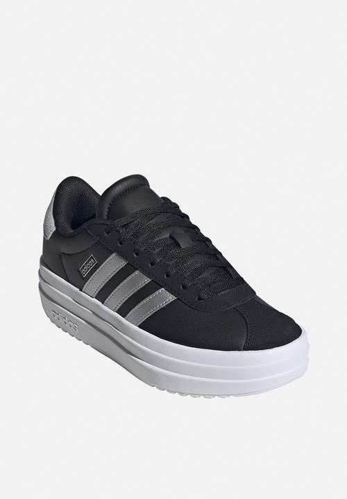 adidas Performance - Vl Court Bold J - Core Black/Silver Met./Ftwr White