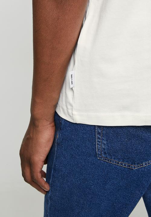 Only & Sons - Onscurated RLX Print Short Sleeve Tee - Cloud Dancer