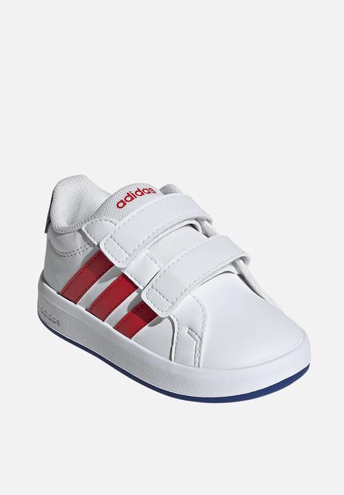 adidas Performance - Grand Court 3.0 Cf I - Ftwr White/Team Royal Blue/Better Scarlet