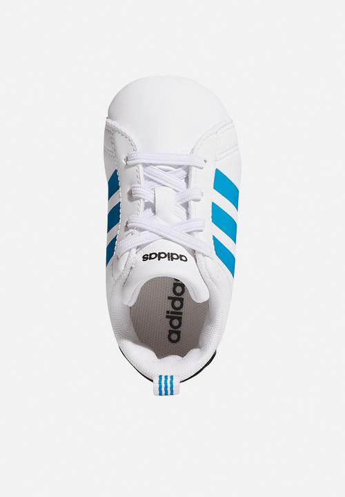adidas Performance - Grand Court Crib - Ftwr White/Lucid Ray Blue/Aurora Onix